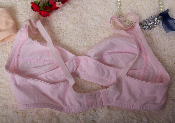 十月情透氣網棉提花孕婦文胸