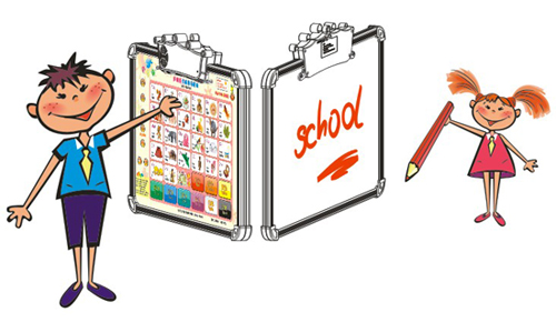 貝貝魚多功能幼教學習字母畫板