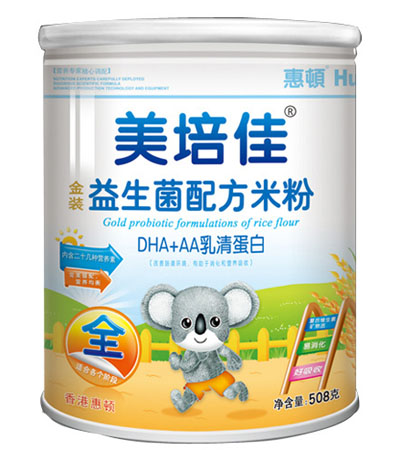 美培佳DHA+AA乳清蛋白益生菌米粉