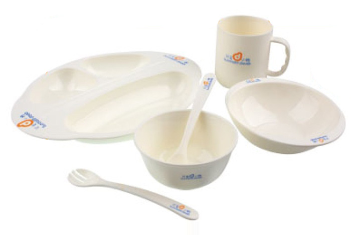 可愛小鴨嬰兒用品禮盒八件組