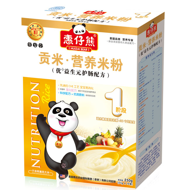 惠仔熊1段優(yōu)+益生元護腸配方(25克X10袋)