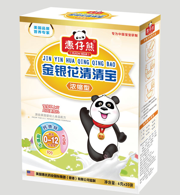 惠仔熊金銀花清清寶沖劑(6克X20袋)