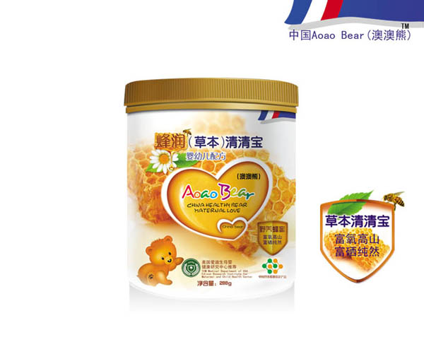 澳澳熊蜂潤草本清清寶桶裝