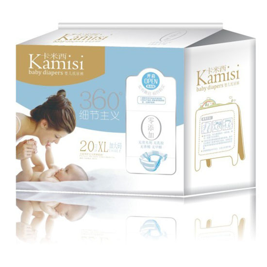 卡米西360°細節主義紙尿褲XL20