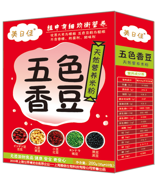 美日佳五色香豆營養米粉
