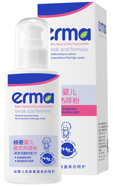 赫曼嬰兒液態熱痱粉