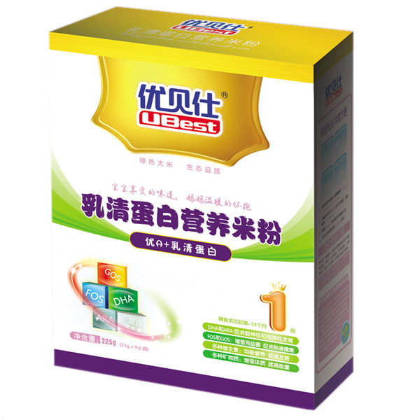 優貝仕乳清蛋白營養米粉