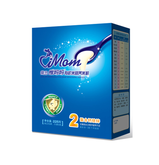 維媽媽盒裝營養米粉2段螯合鈣鐵鋅