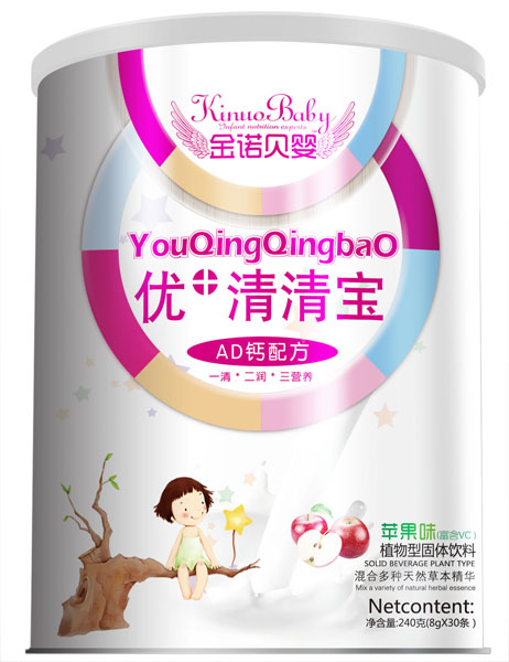 金諾貝嬰AD鈣配方優(yōu)+清清寶