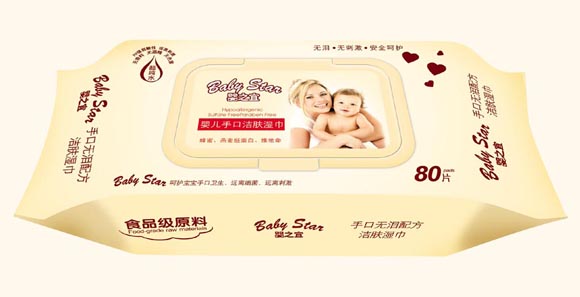 嬰之嬌手口無淚配方潔膚濕巾(80片)