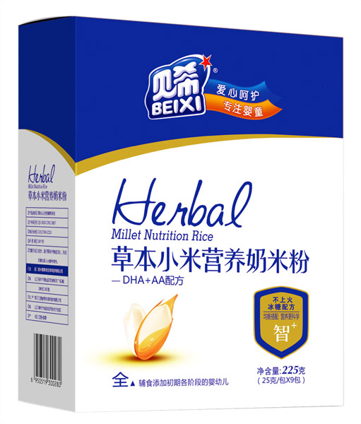 貝希DHA+AA草本小米營養奶米粉