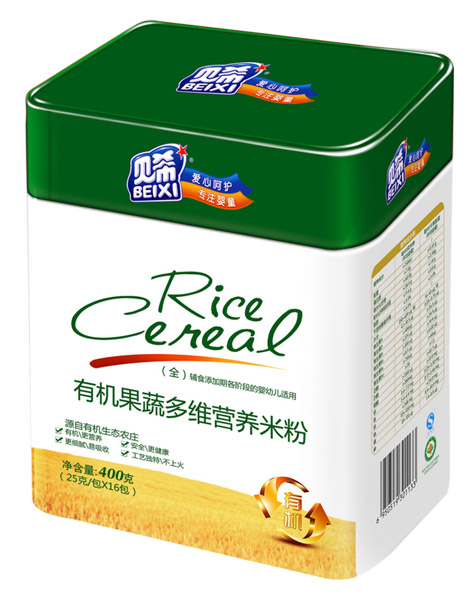 貝希有機果蔬多維營養米粉聽裝