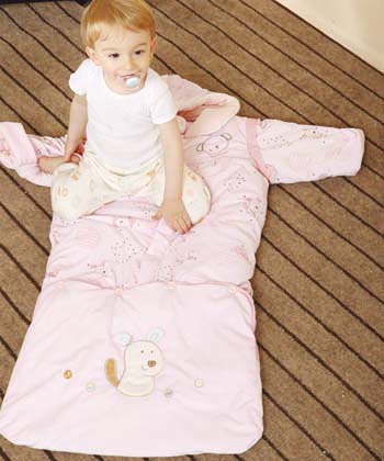 諾比可愛睡袋粉色