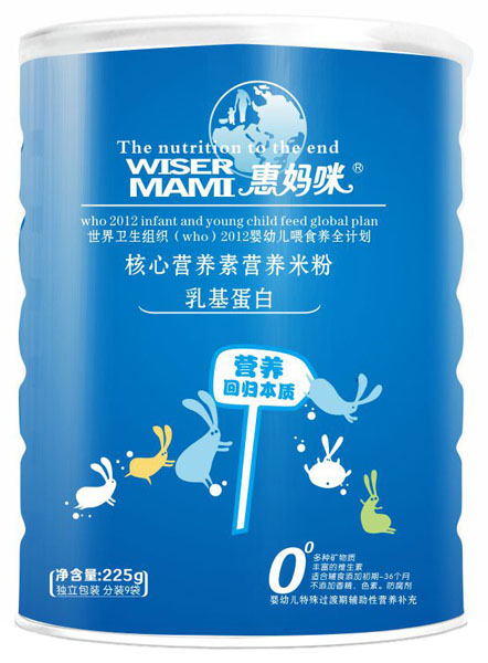 惠媽咪乳基蛋白核心營養素營養米粉225g