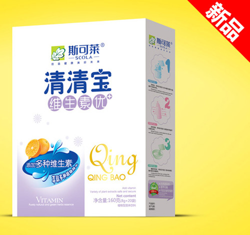 斯可萊維生素優+清清寶盒裝