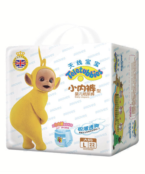 天線寶寶極薄-小內褲型紙尿褲-XXL-18