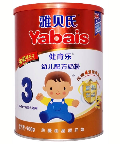 雅貝氏金裝優育樂幼兒配方奶粉3段