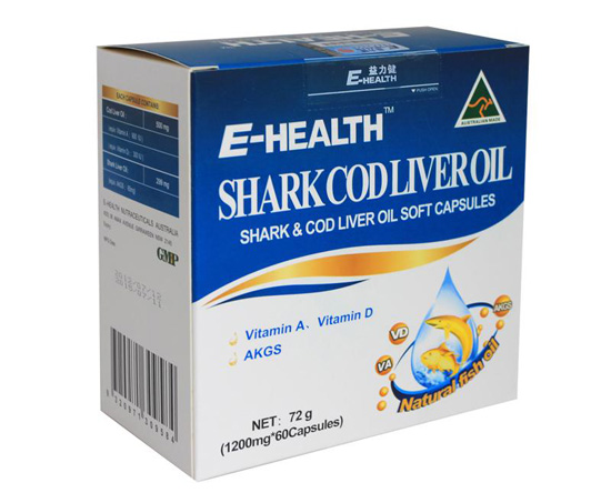 益力健嬰幼兒童鱈魚+鯊魚肝油復合軟膠囊(進口)