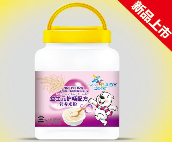 環(huán)球?qū)氊愐嫔o(hù)暢配方營(yíng)養(yǎng)米粉850克