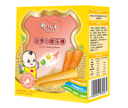嬰兒樂胡蘿卜磨牙棒60g