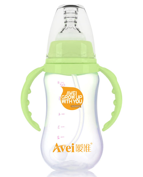噯唯標準口徑帶柄自動PP奶瓶(180ml)