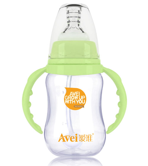 噯唯標準口徑帶柄自動PP奶瓶(120ml)