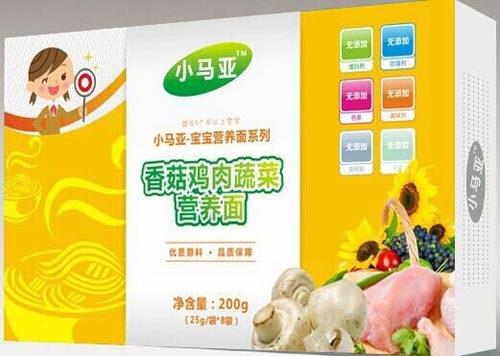 小馬亞香菇雞肉蔬菜營養面