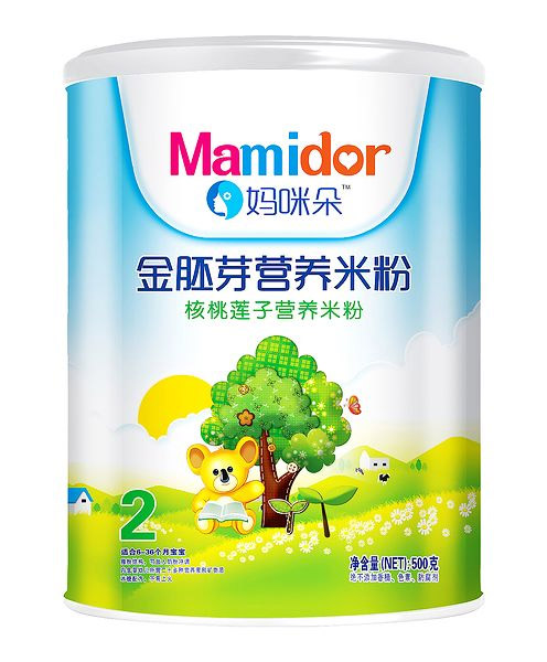 媽咪朵金胚芽核桃蓮子營養(yǎng)米粉(聽裝)