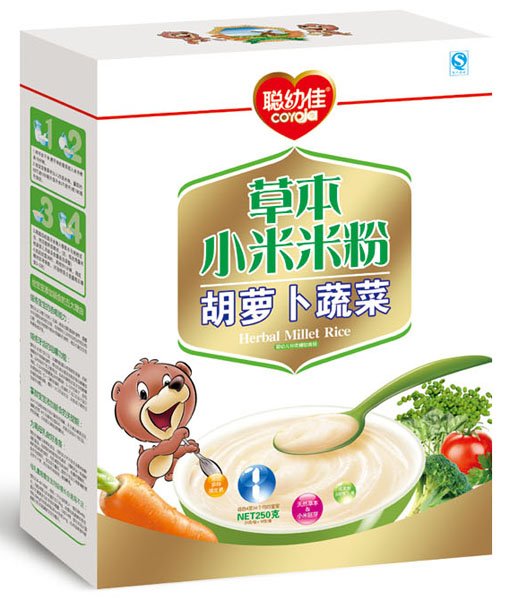 聰幼佳胡蘿卜蔬菜草本小米米粉