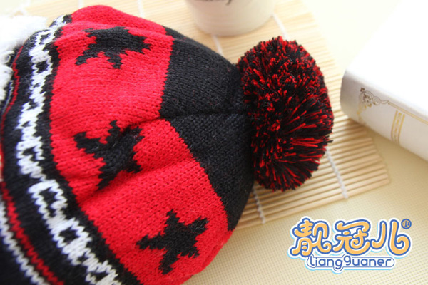 靚冠兒嬰幼兒加絨保暖護(hù)耳帽子細(xì)節(jié)展示