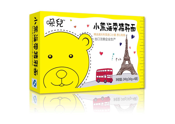 哚兒嬰幼兒小熊海帶豬肝面