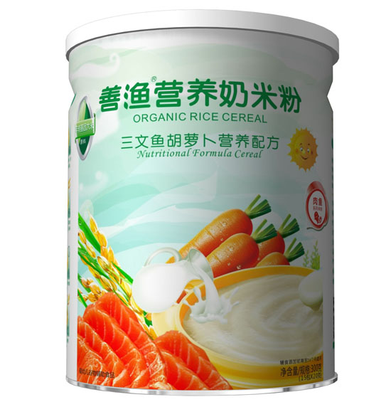 善漁三文魚胡蘿卜營養奶米粉