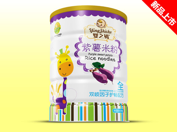 嬰之初雙歧因子護(hù)暢紫薯米粉鐵聽