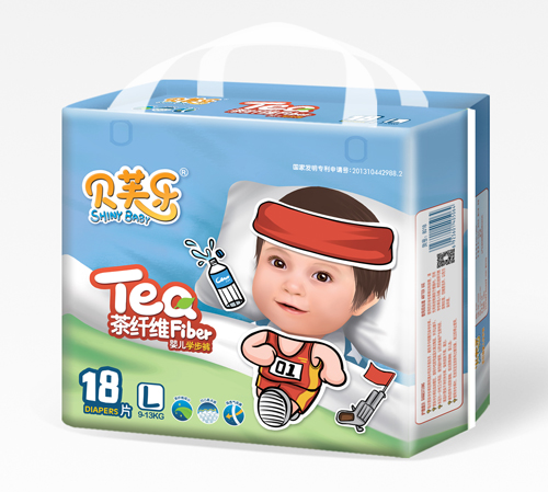貝芙樂茶纖維嬰兒學步褲L碼18片