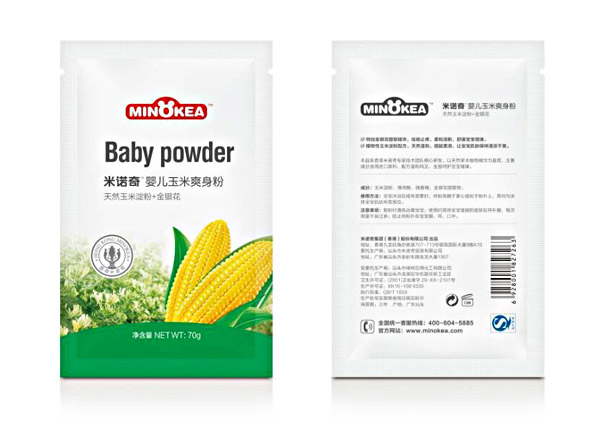 米諾奇嬰兒玉米爽身粉袋裝