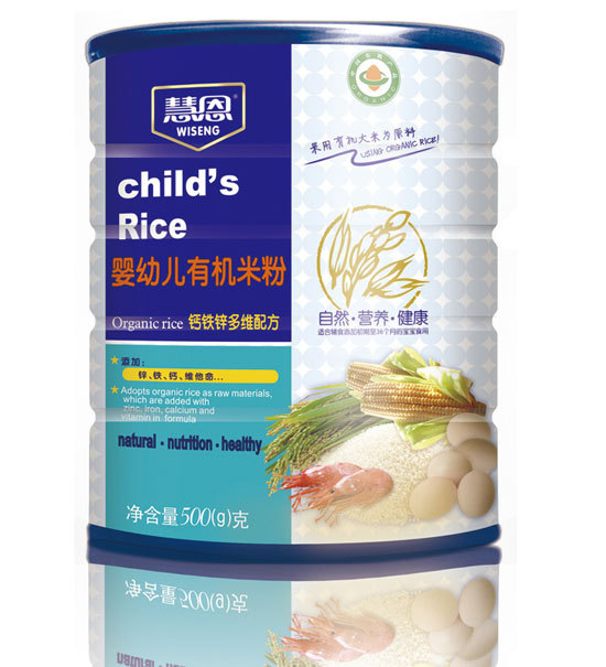 慧恩500克鈣鐵鋅多維有機米粉