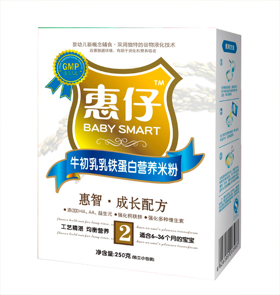 惠仔牛初乳乳鐵蛋白營養米粉