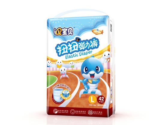 IQ寶貝扭扭彈力褲L42