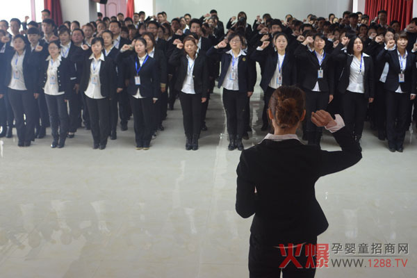 團結奮進的火爆網員工