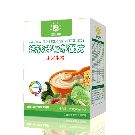 里約陽光鈣鐵鋅營養小米粉