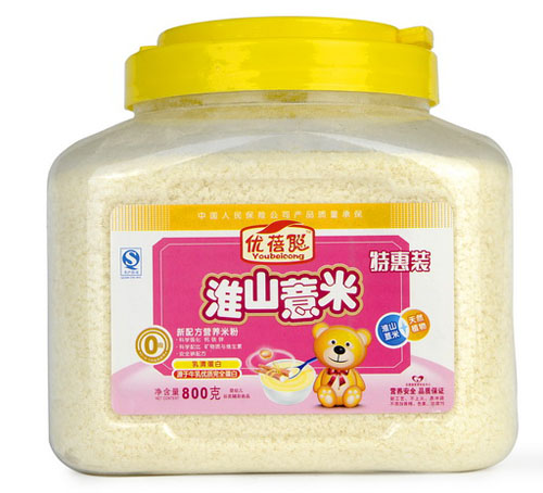 優蓓聰淮山薏米營養米粉0段(桶裝)