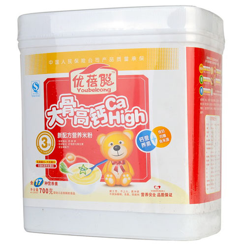 優蓓聰大骨高鈣營養米粉3段(塑聽)