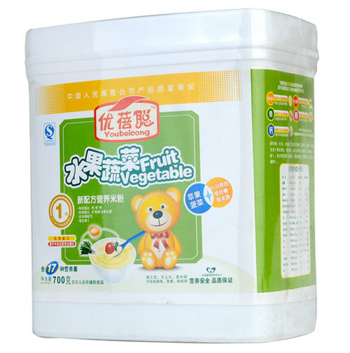 優蓓聰水果蔬菜營養米粉1段(塑聽)