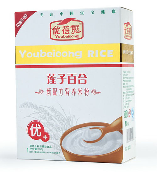 優蓓聰蓮子百合營養米粉(優+)