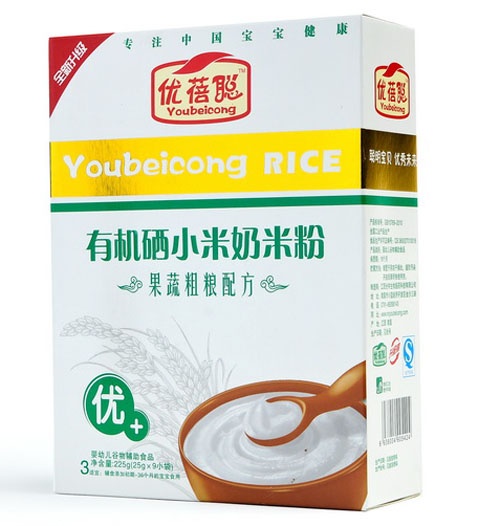 優蓓聰有機硒小米奶米粉(果蔬粗糧)