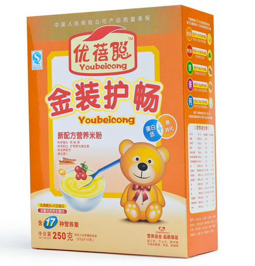 優蓓聰金裝護暢營養米粉