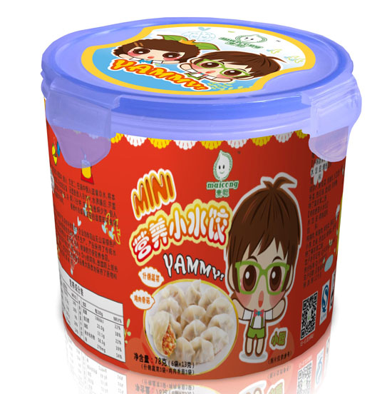 麥聰什錦蔬菜+雞肉香菇營養小水餃