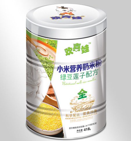 歡喜娃綠豆蓮子配方小米營養奶米粉