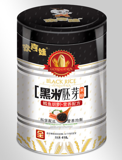 歡喜娃鱈魚(yú)胡蘿卜配方黑米胚芽米粉