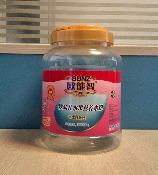 歐能智3段蘋果鐵鋅鈣營養米粉